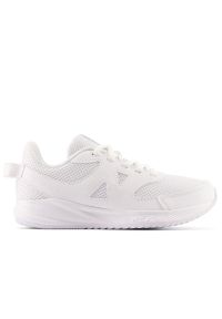 Buty New Balance YK570LW3 - białe. Okazja: na co dzień. Kolor: biały. Materiał: guma, syntetyk, materiał. Szerokość cholewki: normalna