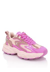 Plein Sport Sneakersy SAFS USC0931 STE003N Różowy. Kolor: różowy. Materiał: materiał #4
