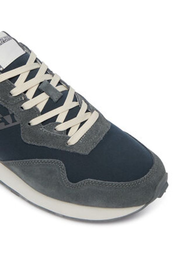 Napapijri Sneakersy NP0A8BLN Granatowy. Kolor: niebieski. Materiał: skóra, zamsz