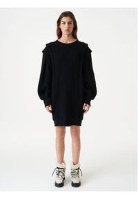 IRO Sukienka dzianinowa Lorely AR641 Czarny Relaxed Fit. Kolor: czarny. Materiał: bawełna, syntetyk #4