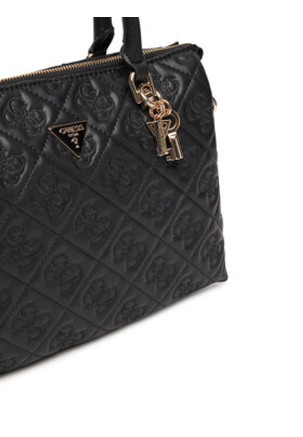 Guess Torebka Adelasia HWQL96 58060 Czarny. Kolor: czarny. Materiał: skórzane