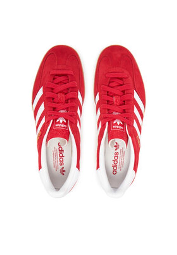 Adidas - adidas Sneakersy Gazelle In JI2063 Czerwony. Kolor: czerwony. Materiał: zamsz, skóra. Model: Adidas Gazelle