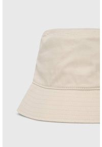 TOMMY HILFIGER - Tommy Hilfiger kapelusz bawełniany kolor beżowy bawełniany. Kolor: beżowy. Materiał: bawełna #2