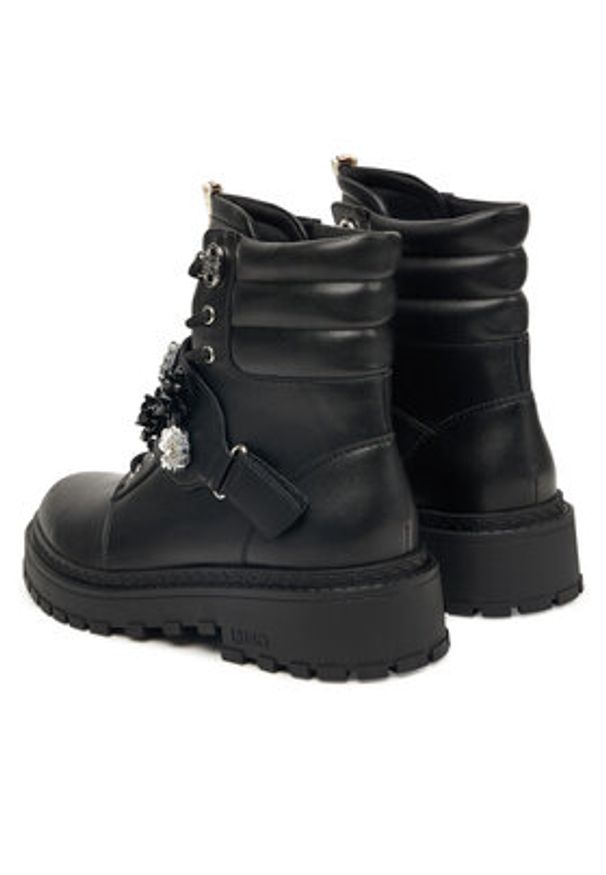 Liu Jo Trzewiki Rumi 40 SF5061 P0102 Czarny. Kolor: czarny. Materiał: skóra