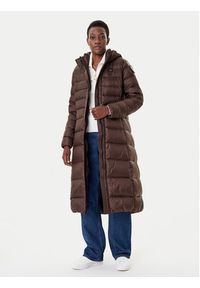 Blauer Płaszcz zimowy 25WBLDK03101 Brązowy Regular Fit. Kolor: brązowy. Materiał: syntetyk. Sezon: zima