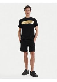 Plein Sport T-Shirt PADC MTK7204 SJY001N Czarny Regular Fit. Kolor: czarny. Materiał: bawełna. Styl: sportowy #5