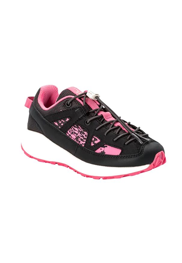 Buty turystyczne dziecięce Jack Wolfskin Vili Sneaker Low. Okazja: na co dzień. Kolor: czarny