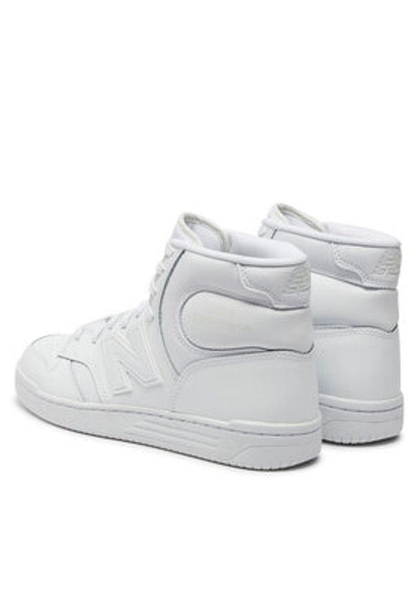 New Balance Sneakersy BB480COC Biały. Kolor: biały. Materiał: skóra