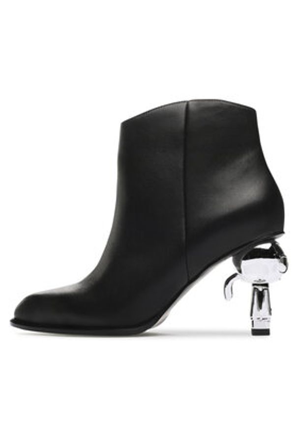 Karl Lagerfeld - KARL LAGERFELD Botki KL39035 Czarny. Kolor: czarny. Materiał: skóra