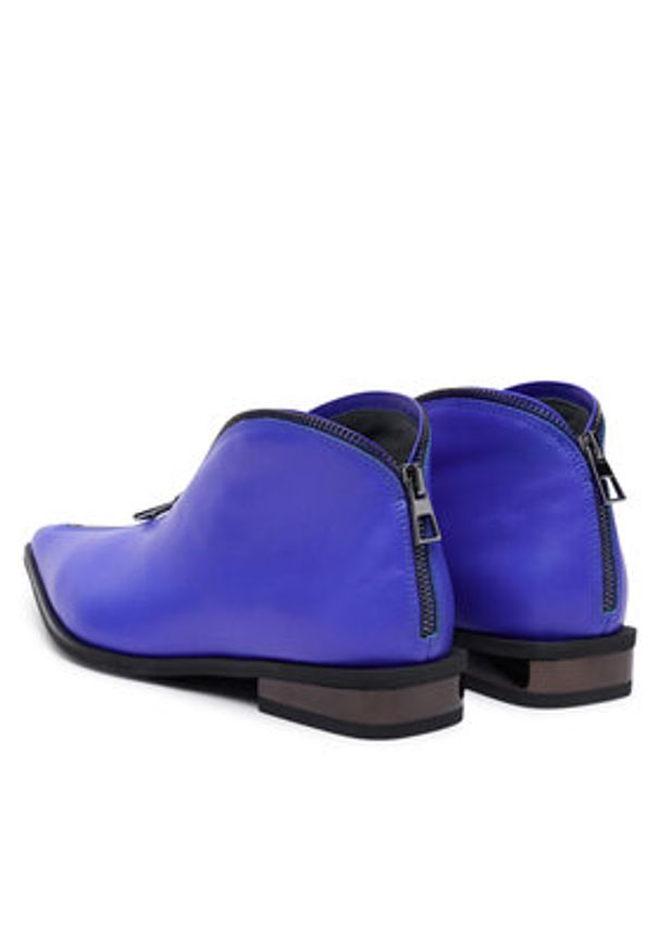 United Nude Botki Stacy Lo 1094592016 Niebieski. Kolor: niebieski. Materiał: skóra