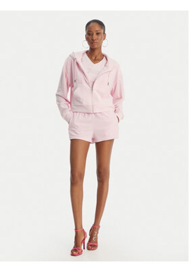 Juicy Couture Szorty sportowe Tamia JCWHS126305 Różowy Regular Fit. Kolor: różowy. Materiał: syntetyk