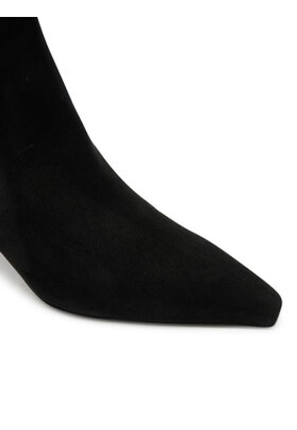 Pollini Botki SA21015M0NTA0000 Czarny. Kolor: czarny. Materiał: zamsz, skóra