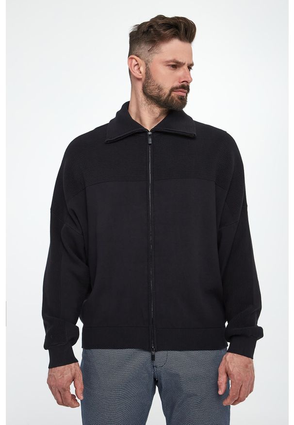 Armani Exchange - Sweter męski wełniany ARMANI EXCHANGE. Materiał: wełna