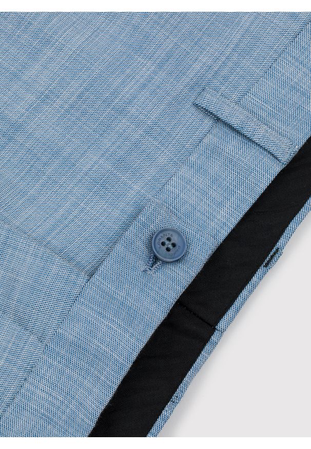 Pako Lorente - PAKO LORENTE – Niebieskie męskie spodnie garniturowe. Kolor: niebieski. Materiał: poliester, elastan, wiskoza