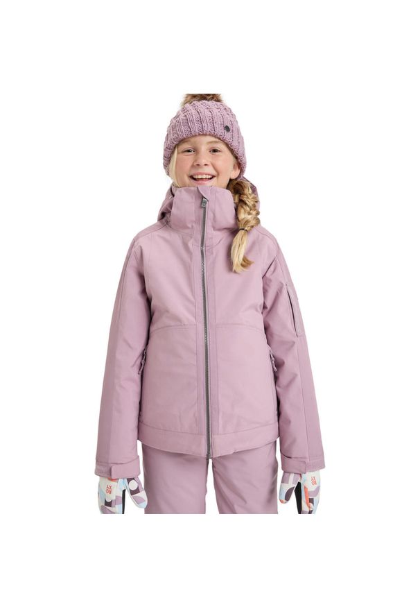 Roxy - Kurtka do sportów zimowych techniczna dla Dziewczynki MEADE 10K. Kolor: różowy. Sezon: zima. Sport: narciarstwo