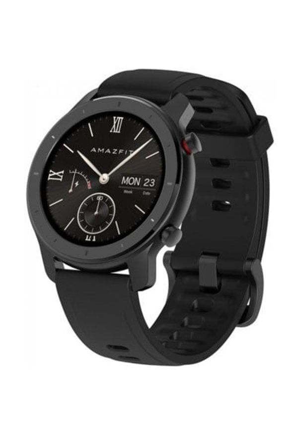 Smartwatch AMAZFIT GTR 42mm Czarny. Rodzaj zegarka: smartwatch. Kolor: czarny. Styl: elegancki, sportowy, casual