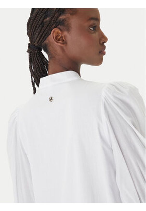 JOOP! Sukienka codzienna Dido 30102116 Biały Regular Fit. Okazja: na co dzień. Kolor: biały. Materiał: bawełna. Typ sukienki: proste. Styl: casual