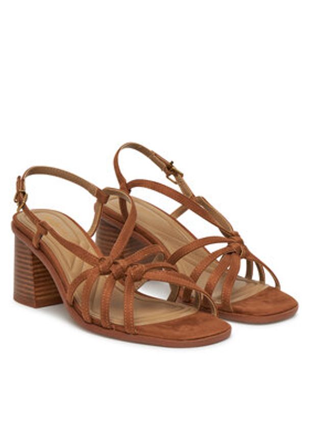 Pepe Jeans Sandały PLS90703 Brązowy. Kolor: brązowy. Materiał: skóra