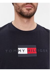 TOMMY HILFIGER - Tommy Hilfiger T-Shirt MW0MW37859 Granatowy Regular Fit. Kolor: niebieski. Materiał: bawełna #5