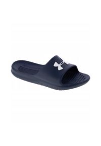 Klapki sportowe basenowe męskie Under Armour UA Locker IV. Kolor: niebieski. Styl: sportowy