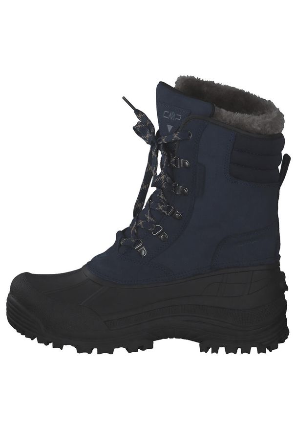 Buty trekkingowe męskie CMP Kinos Snow Wp. Wysokość cholewki: za kostkę. Kolor: szary, czarny, wielokolorowy. Materiał: skóra, materiał, syntetyk. Szerokość cholewki: normalna. Sport: turystyka piesza