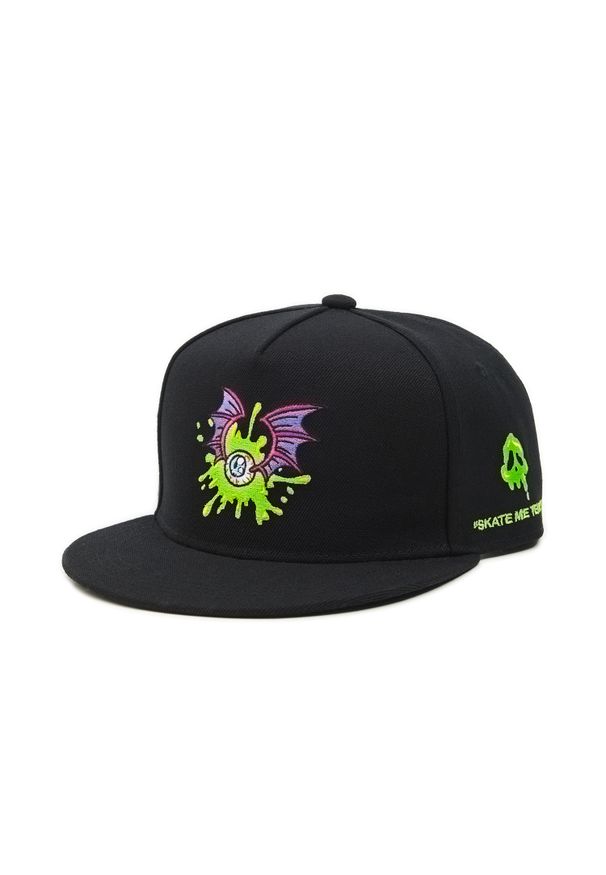 Cropp - Czapka snapback z haftem - Zielony. Kolor: zielony. Materiał: tkanina. Wzór: haft