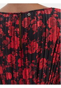 Guess Sukienka codzienna W6RK37 WJ712 Czerwony Regular Fit. Okazja: na co dzień. Kolor: czerwony. Materiał: syntetyk. Typ sukienki: proste. Styl: casual #2