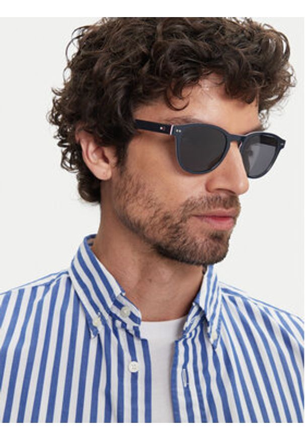 TOMMY HILFIGER - Tommy Hilfiger Okulary przeciwsłoneczne 2186/S 207941 Niebieski. Kolor: niebieski
