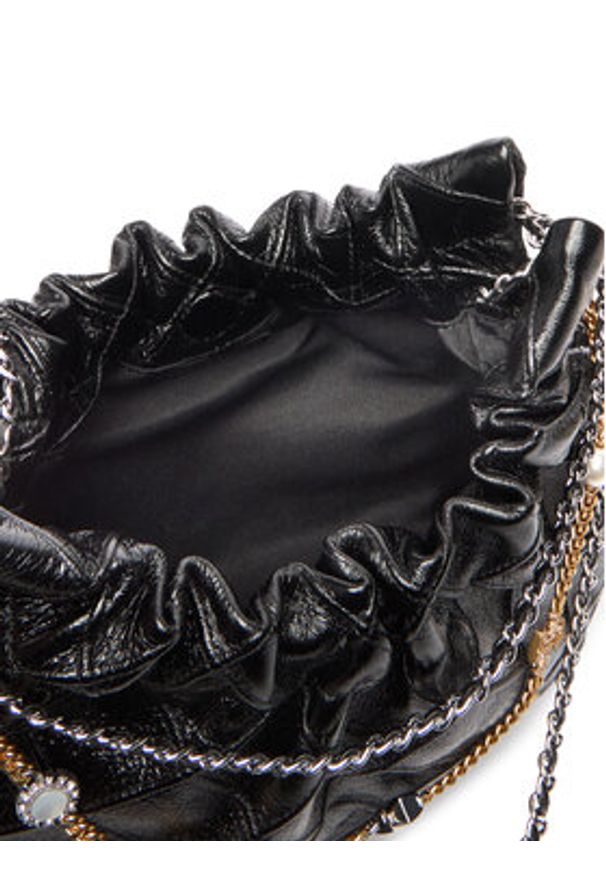 Tory Burch Torebka Fleming 164022 Czarny. Kolor: czarny. Materiał: skórzane