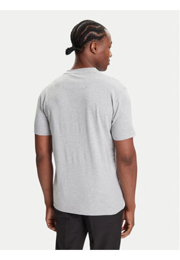 BOSS T-Shirt Iconic Zone 50550113 Szary Regular Fit. Kolor: szary. Materiał: bawełna