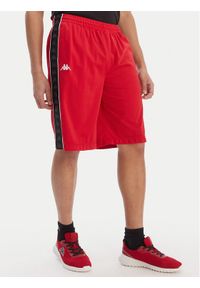 Kappa Szorty sportowe Banda Treadwellz 304KQ20 Czerwony Regular Fit. Kolor: czerwony. Materiał: syntetyk. Styl: sportowy #1