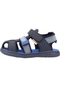 Sandały Kickers Model Kickbeachou Kolor Niebieski. Kolor: niebieski. Materiał: tkanina, syntetyk
