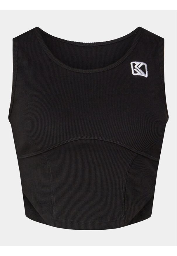 Karl Kani Top Og Corset 6131276 Czarny Slim Fit. Kolor: czarny. Materiał: bawełna