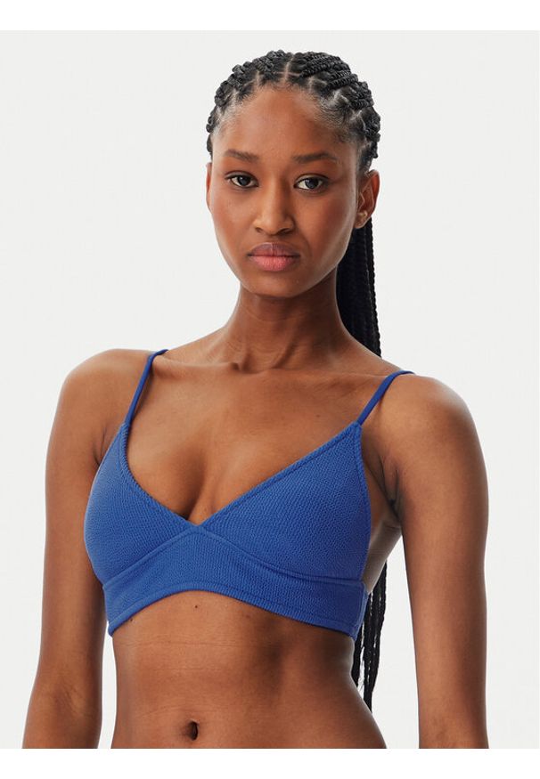 Banana Moon Góra od bikini Miko Scrunchy JAA36 Niebieski. Kolor: niebieski. Materiał: syntetyk