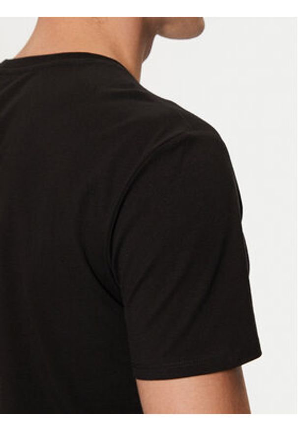 Guess T-Shirt M2YI24 J1314 Czarny Slim Fit. Kolor: czarny. Materiał: bawełna
