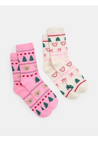 Sinsay - Skarpetki z motywem świątecznym 2 pack - wielobarwny #1