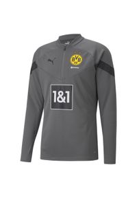 Puma - Bluza treningowa 1/4 zip Borussia Dortmund 2022/23. Kolor: szary. Sport: piłka nożna #1