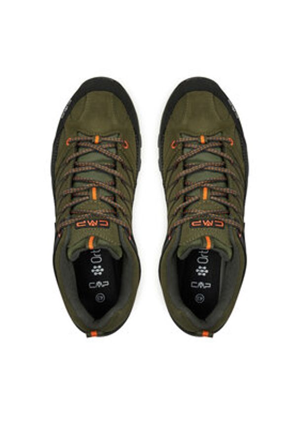 CMP Trekkingi Rigel Low 3Q13247 Zielony. Kolor: zielony. Materiał: skóra, zamsz. Sport: turystyka piesza