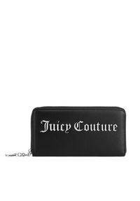 Juicy Couture Portfel WIJXT5341WVP Czarny. Kolor: czarny