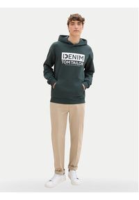 Tom Tailor Denim Bluza 1041482 Zielony Regular Fit. Kolor: zielony. Materiał: bawełna #2