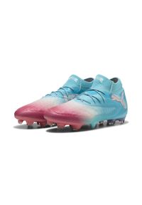Puma - Buty piłkarskie unisex FUTURE 8 ULTIMATE RE-CHARGE FG PUMA. Kolor: różowy, niebieski, wielokolorowy, biały. Sport: piłka nożna