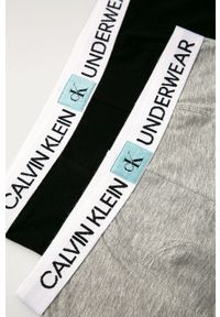 Calvin Klein Underwear - Bokserki dziecięce (2-pack). Kolor: szary. Materiał: bawełna, dzianina, elastan. Wzór: nadruk #3