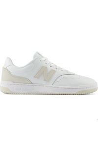 Buty unisex New Balance BB80RTG – białe. Okazja: na co dzień. Kolor: biały. Materiał: guma, syntetyk, skóra, materiał. Szerokość cholewki: normalna #1