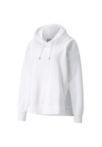Puma - Bluza Z Kapturem Dla Kobiet. Typ kołnierza: kaptur. Kolor: biały