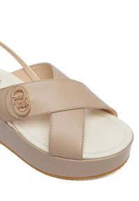 Liu Jo Sandały Flo 03 SA6141 P0102 Beżowy. Kolor: beżowy. Materiał: skóra #4