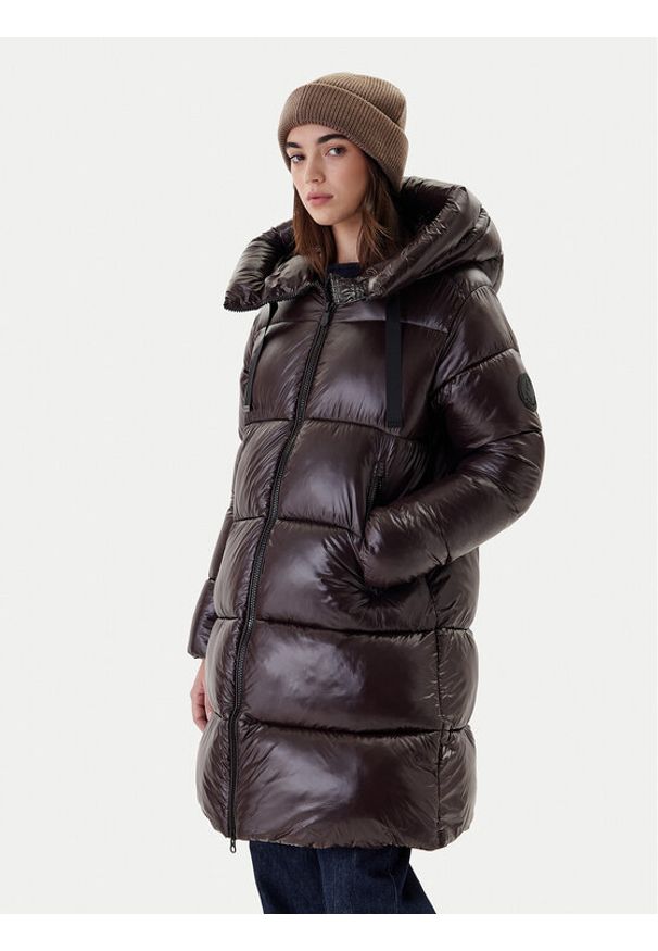Save The Duck Kurtka zimowa D45510W LOVE21 Brązowy Regular Fit. Kolor: brązowy. Materiał: syntetyk. Sezon: zima