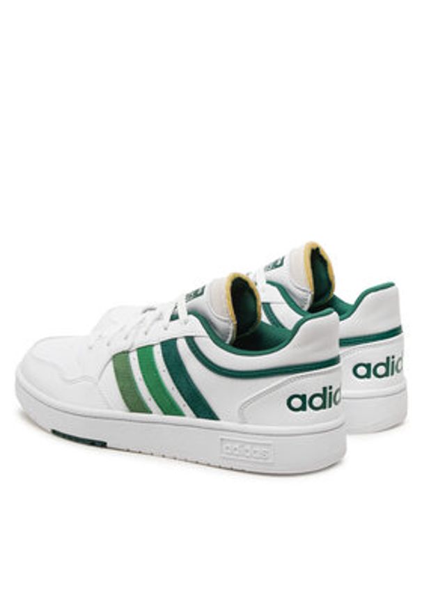 Adidas - adidas Sneakersy Hoops 3.0 IH0156 Biały. Kolor: biały. Materiał: skóra