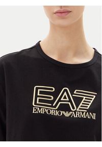 EA7 Emporio Armani T-Shirt 7W000098 AF12503 MC004 Czarny Loose Fit. Kolor: czarny. Materiał: bawełna #3