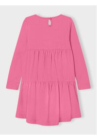 Name it - NAME IT Sukienka codzienna 13204676 Różowy Regular Fit. Okazja: na co dzień. Kolor: różowy. Materiał: syntetyk. Typ sukienki: proste. Styl: casual #3