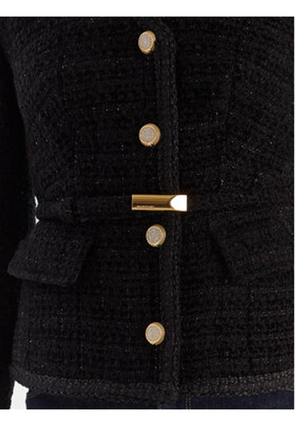 Marciano Guess Marynarka 5BGN07 7394A Czarny Regular Fit. Kolor: czarny. Materiał: syntetyk